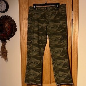 Dickies Camo Cargo Raw Hem Pant